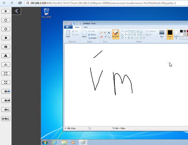Windows 7 Running on Qnap